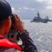 KRI FATAHILLAH-361 Laksanakan Passing Exercise dengan Dua Kapal Angkatan Laut Jepang