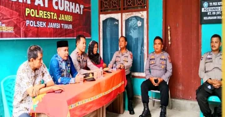 Kapolsek Jambi Timur Terima Berbagai Macam Keluh Dan Kesah Harapan Warga Sekitar