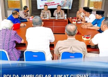 Polda Jambi Laksanakan Jum’at Curhat di Kwarda Gerakan Pramuka Jambi