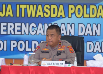 Wakapolda Jambi Brigjen Pol. Yudawan R membuka pelaksanaan Taklimat awal Audit kinerja rutin Itwasda Polda Jambi Tahap I T.A 2023
