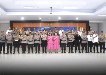 Kapolda Jambi Pimpin Upacara Kenaikan Pangkat Pengabdian Irswasda Polda Jambi