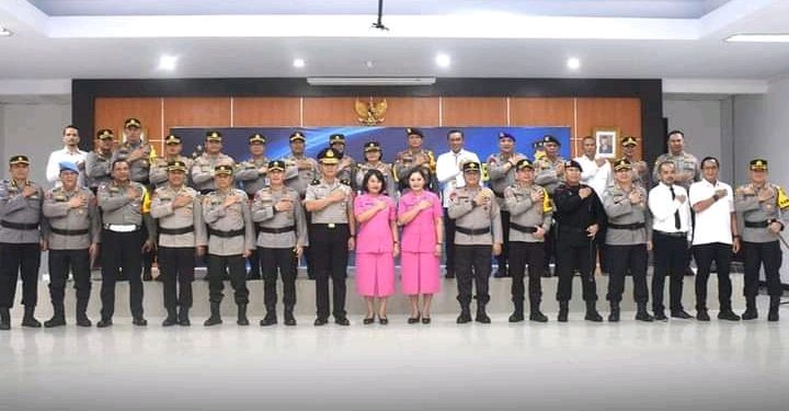 Kapolda Jambi Pimpin Upacara Kenaikan Pangkat Pengabdian Irswasda Polda Jambi