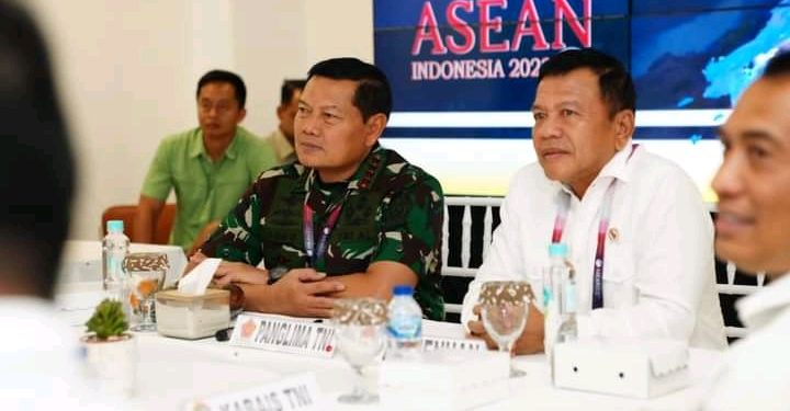 Panglima TNI Cek Kesiapan Satuan Tugas Intelijen Pengamanan KTT ASEAN ke-42