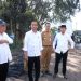 Bupati Muaro Jambi Bachyuni Deliansyah, SH., MH., Kembali mendampingi kunjungan kerja Presiden RI Jokowi ke Desa  Talang Duku  Kecamatan Taman Rajo, Kabupaten Muaro Jambi