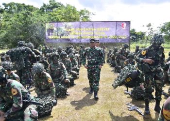 Penyematan Brevet Widya Yudha  Taruna Akademi Militer Tingkat III TP 2022/2023
