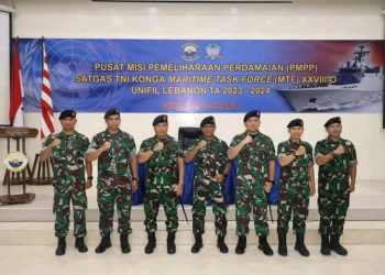 Calon Prajurit Satgas TNI Konga MTF XXIII-O Terima Pengarahan Komandan PMPP