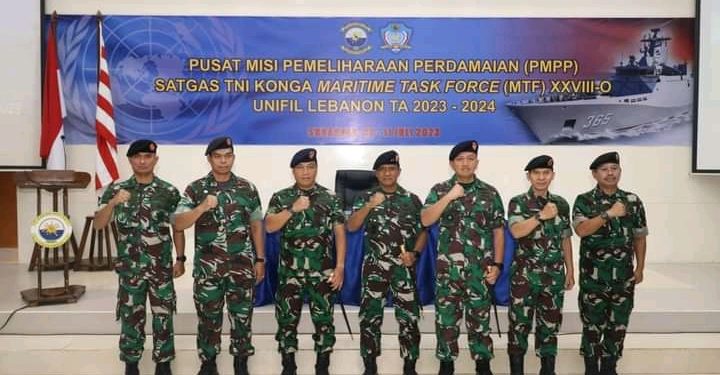 Calon Prajurit Satgas TNI Konga MTF XXIII-O Terima Pengarahan Komandan PMPP