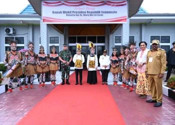 Panglima TNI Dampingi Wapres Kunjungan Kerja di Papua