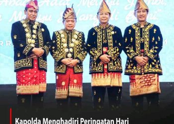 Kapolda Jambi Hadiri Kegiatan Peringatan Acara Puncak Hari Adat Melayu Jambi ke-2 Tahun 2023 di Gedung Ratu Convention Center(RCC)