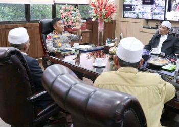 Kapolda Jambi Terima Silahturahmi Majelis Permusyawaratan Pengasuh Pesantren Indonesia (MP3I) Pusat dan Provinsi Jambi