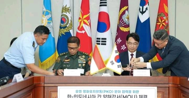 TNI Dan Militer Korsel Sepakat Tingkatkan Kemampuan Prajurit Dalam Menjaga Perdamaian Dunia