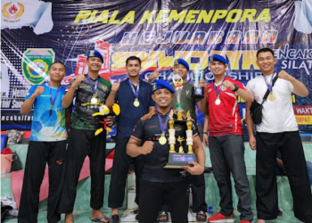 Dua Prajurit Denpom II/2 Berhasil Mengukir Pretasi Pada Piala Kemenpora Kejurnas Pencak Silat Sriwijaya Champion