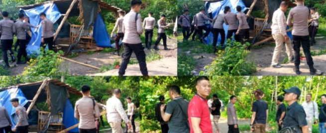 Kepolisian Resort Kota (Polresta) Jambi melakukan tindakan tegas terhadap tempat penyalahgunaan narkoba yang marak terjadi di wilayah hukum Polresta Jambi