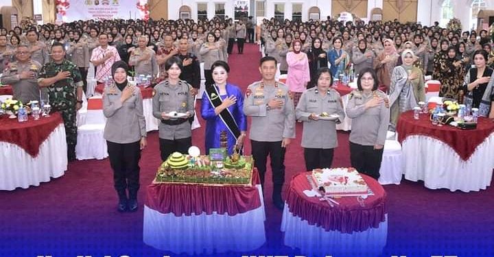 Kapolda Jambi Rusdi Hartono Buka Kegiatan Syukuran Hari Jadi Ke-75 Polwan Republik Indonesia