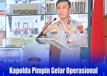 Kapolda Jambi Irjen Pol. Rusdi Hartono, memimpin Gelar Operasional (GO) semester I Polda Jambi dan jajaran