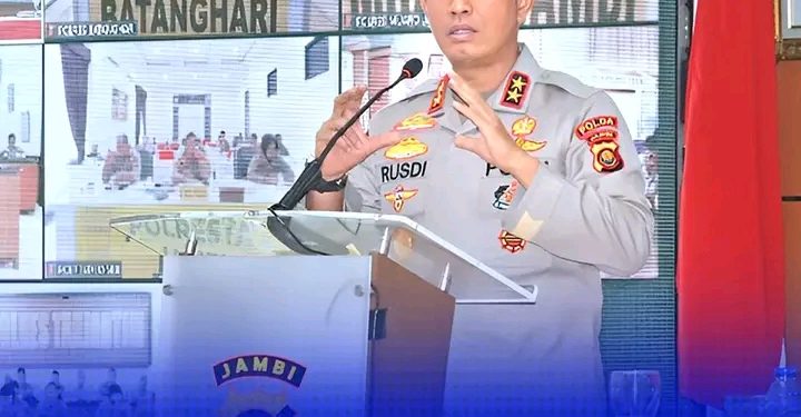 Kapolda Jambi Irjen Pol. Rusdi Hartono, memimpin Gelar Operasional (GO) semester I Polda Jambi dan jajaran