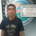 Muharsu (47) warga Ulak Tebrau Kecamatan Lawang Wetan, tak berkutik ketika Tim Satuan Reserse Narkoba Polres Muba