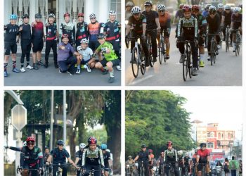 Kadis Kominfo Dan Pejabat Provsu  Mengajak Pj Gubsu Hassanudin Gowes Sapa Ramah Masyarakat